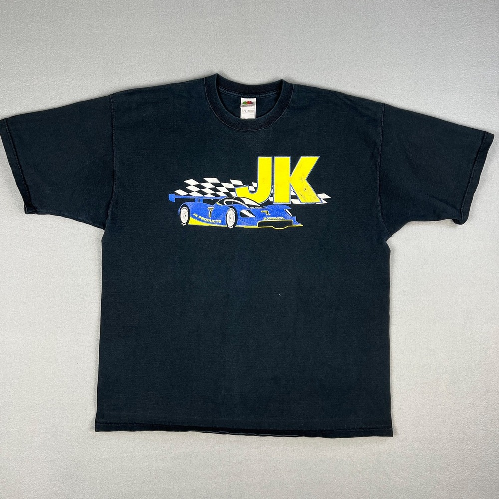 VTG JK Products Racing T Shirt Lofteez 2XL Black Racing Mazda RX-792P 2000s